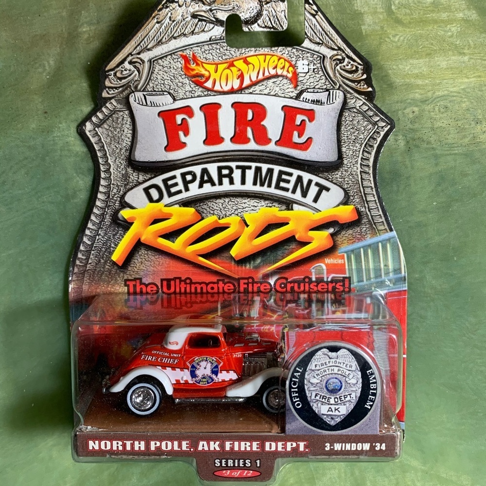Hot Wheels Fire Dept. Hot Rod Cars - Picture 4 of 7